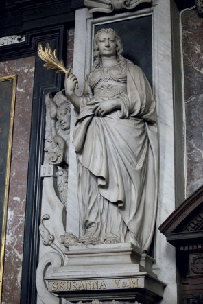 로마의 성녀 수산나_by Sebastiaen de Neve_in the Church of St Carolus Borromeus in Antwerp_Belgium.jpg